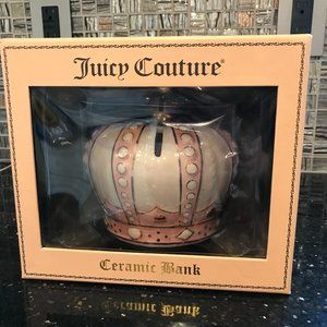 Juicy Couture ceramic crown bank BRAND NEW IN BOX